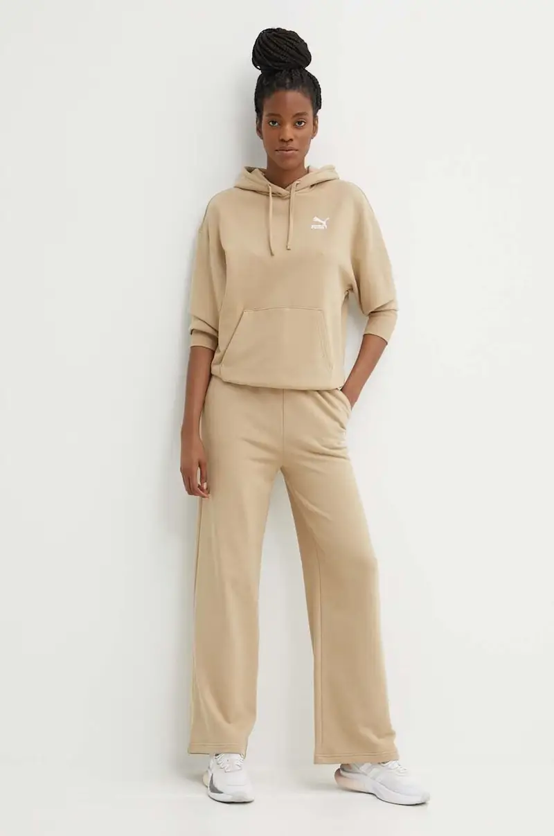 pantaloni da jogging in cotone BETTER CLASSIC Beige miniatura 2