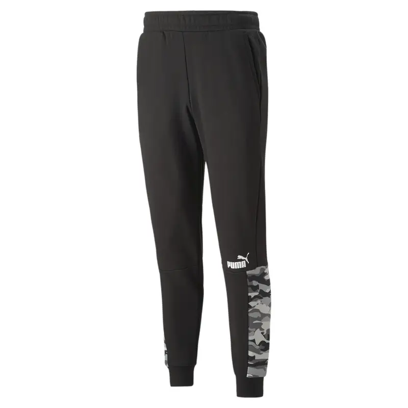 Pantaloni da tuta Essentials Block Camo da uomo PUMA | Puma Nero