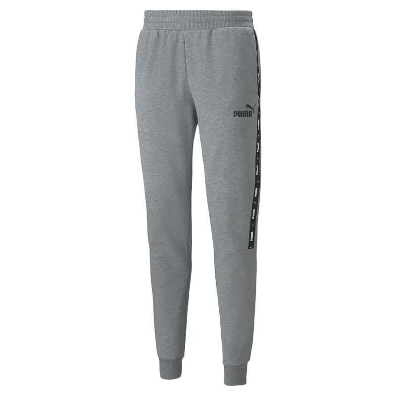 Pantaloni da tuta Essentials+ Tape da uomo PUMA Medium Gray Heather | Puma Grigio