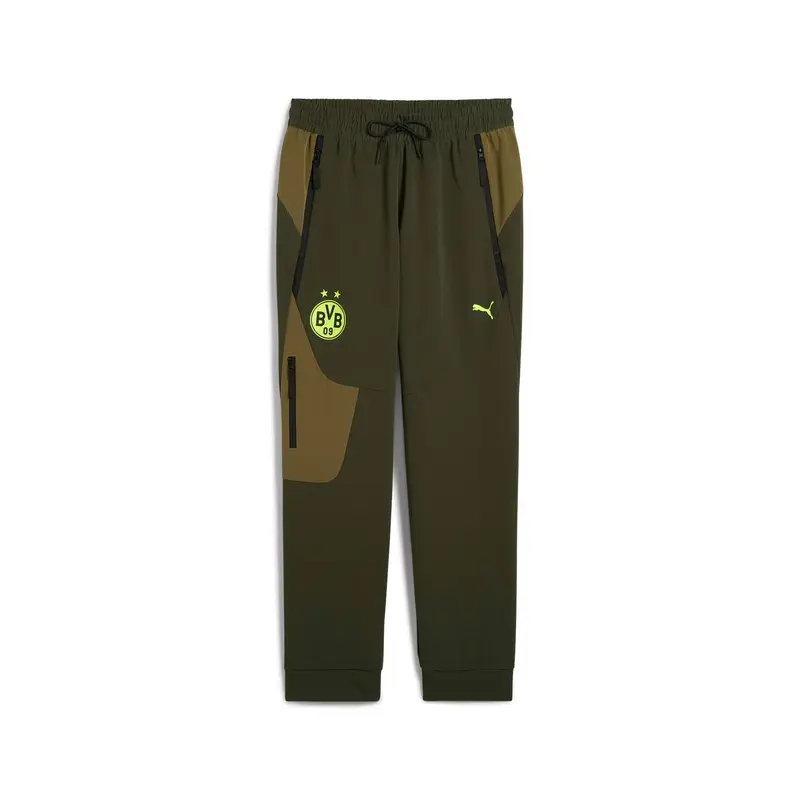 Pantaloni della tuta Borussia Dortmund Tech Woven Vert