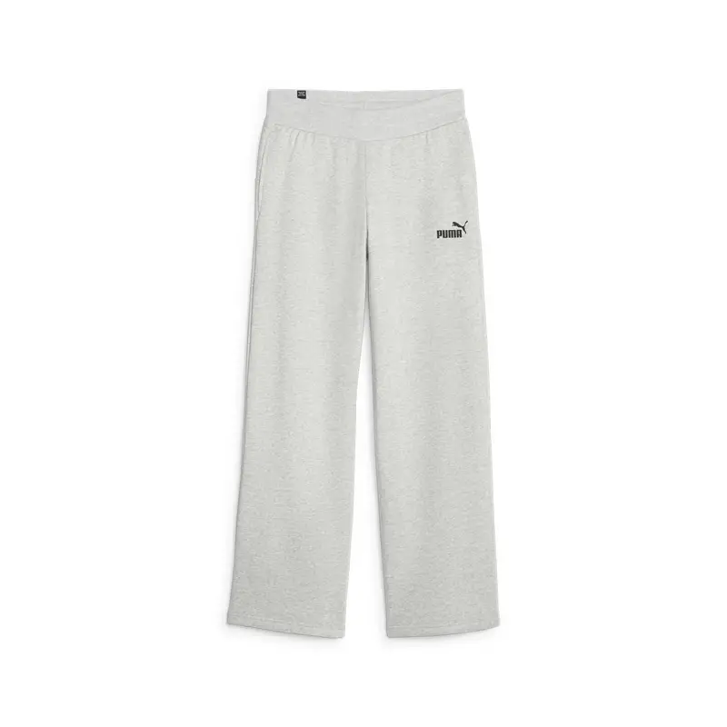Pantaloni della tuta ESS+ con gamba dritta da donna PUMA Light Gray Heather | Puma Grigio