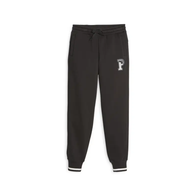 Pantaloni della tuta PUMA SQUAD in pile da ragazzo PUMA Black | Puma Nero