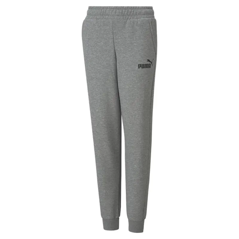 Pantaloni Essentials con logo per ragazzi PUMA Medium Gray Heather | Puma Grigio