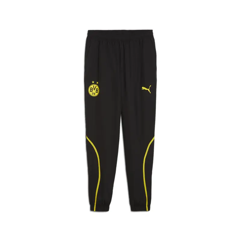 Pantaloni in tessuto pre-partita Borussia Dortmund da uomo PUMA | Puma Nero