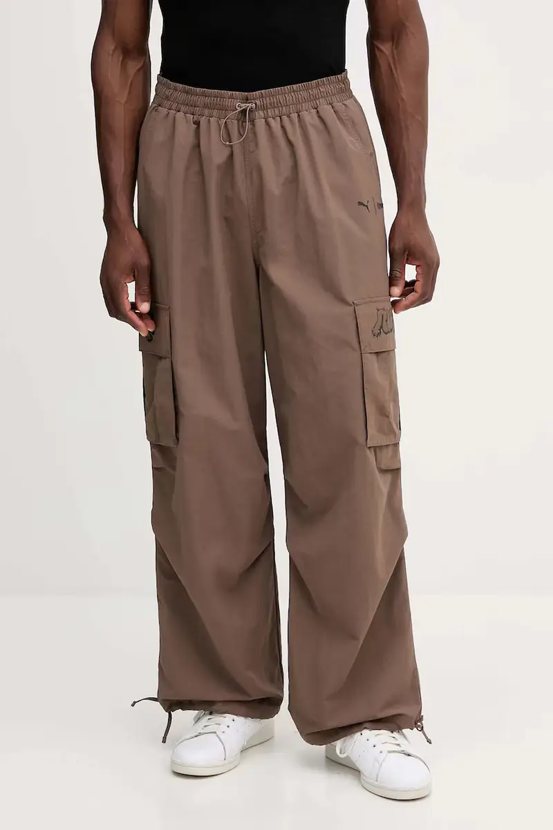 pantaloni PUMA x RIPNDIP uomo colore marrone 632417