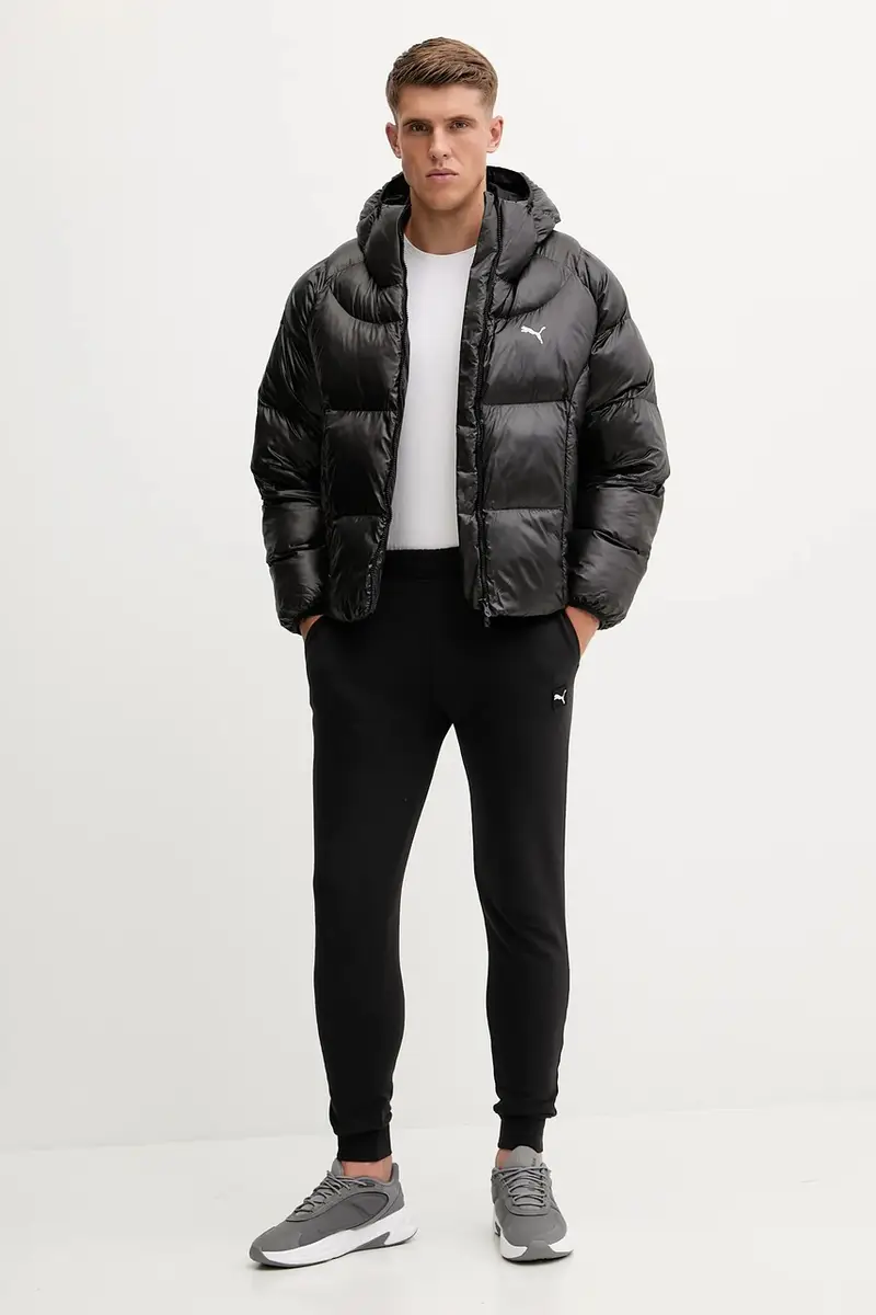 pantaloni tuta di cotone Nero miniatura 2