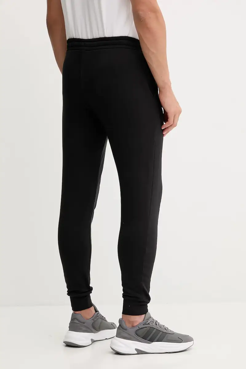 pantaloni tuta di cotone Nero miniatura 3