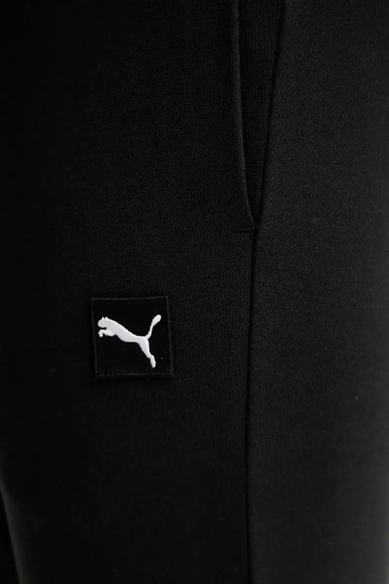 pantaloni tuta di cotone Nero miniatura 4