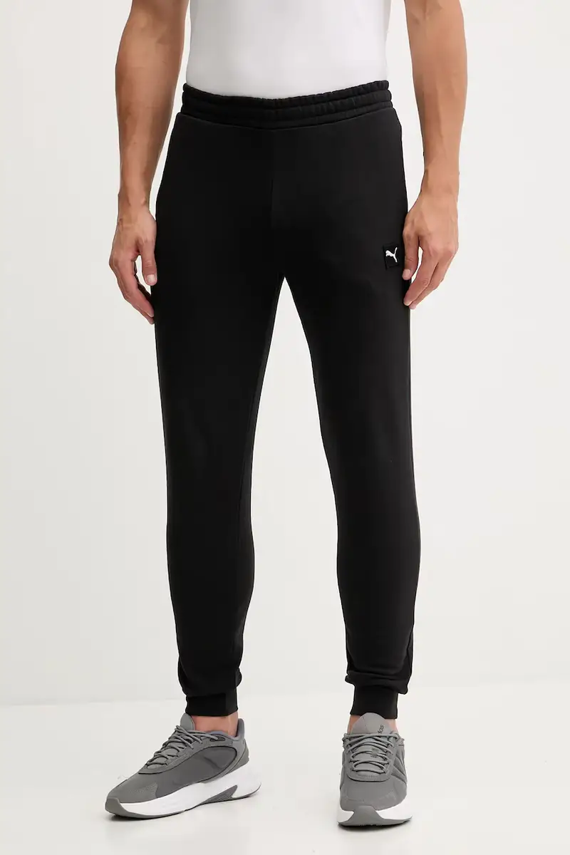 pantaloni tuta di cotone Nero