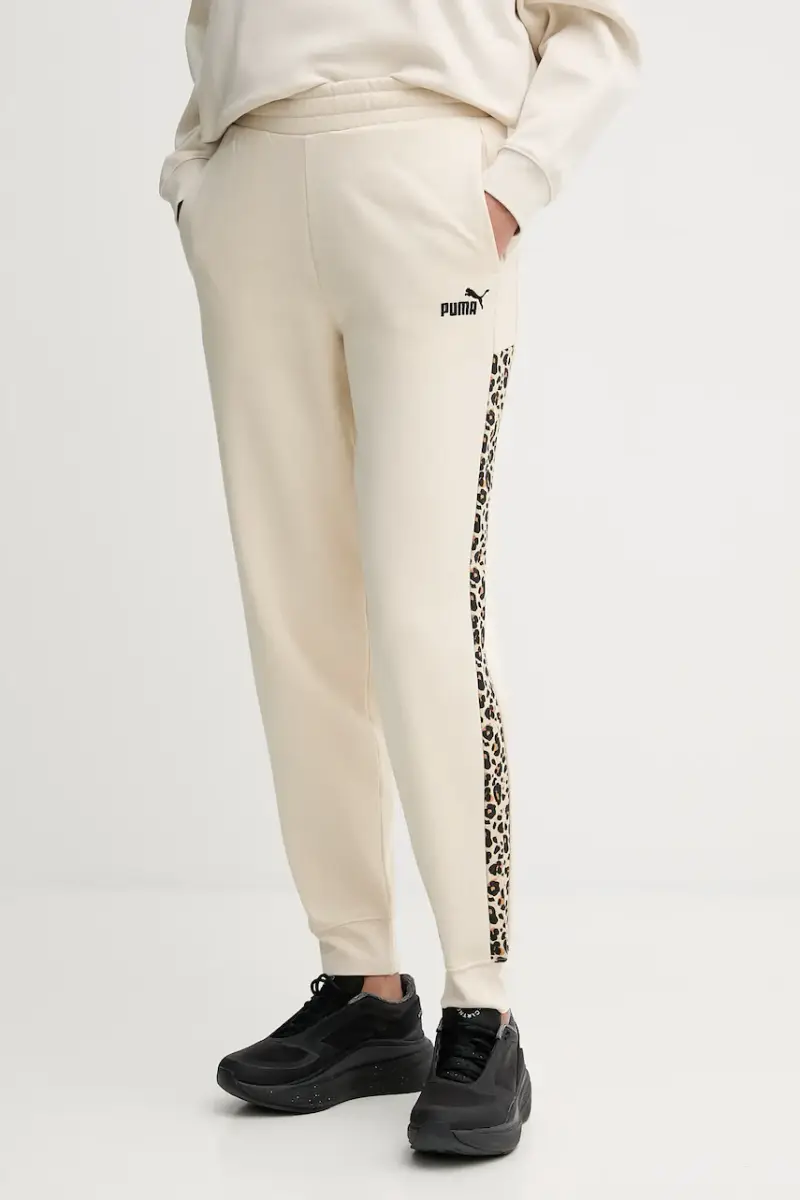 pantaloni tuta donna colore beige 688086