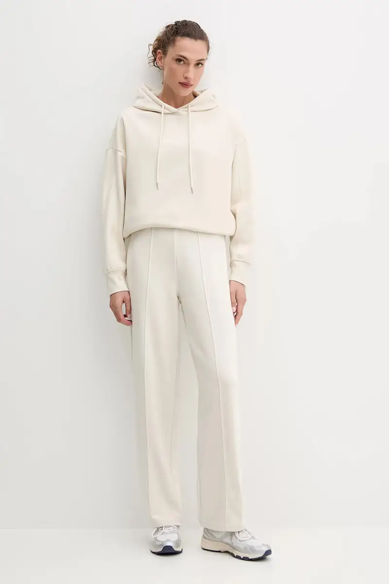 pantaloni tuta donna colore beige 688129 miniatura 2