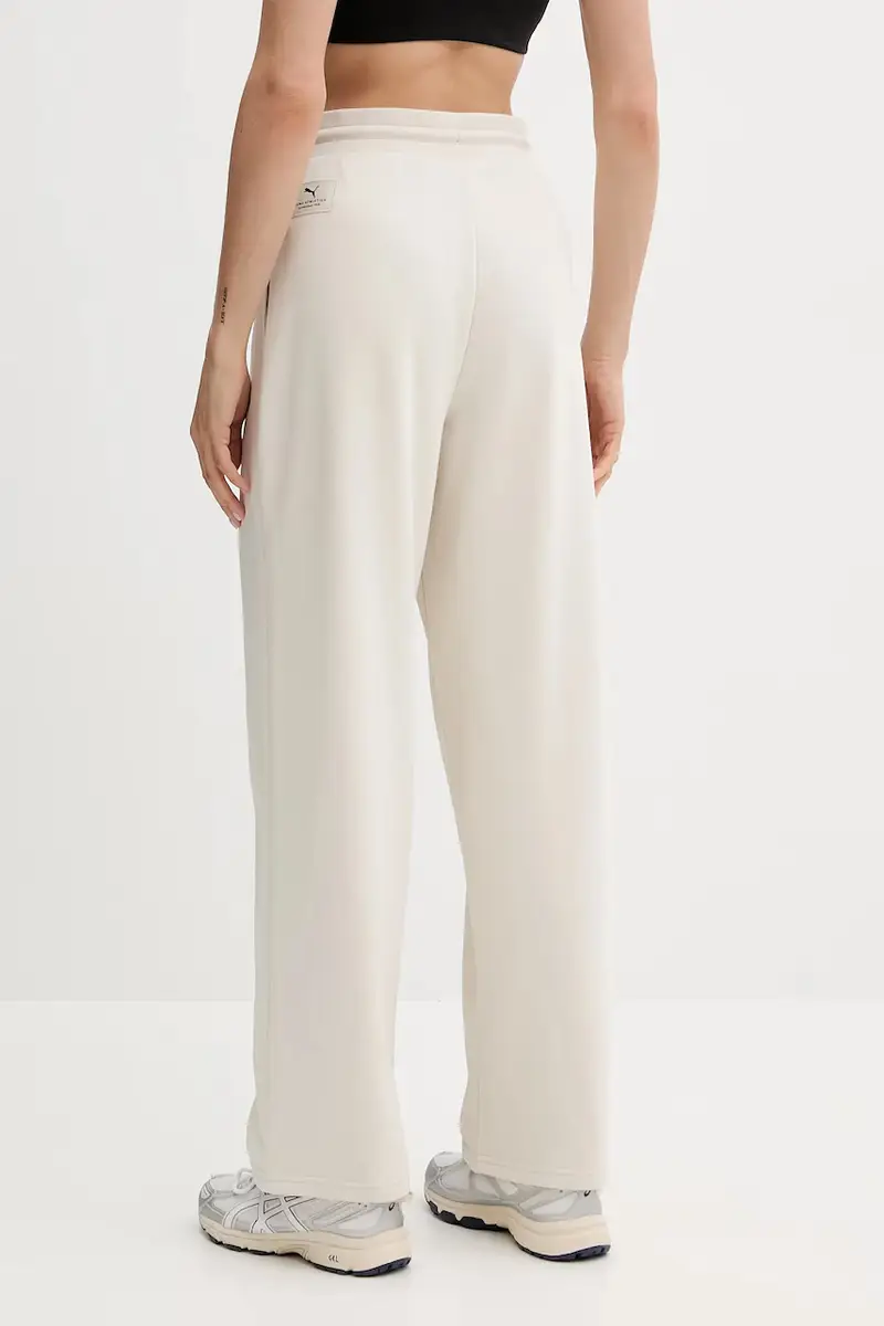 pantaloni tuta donna colore beige 688129 miniatura 3