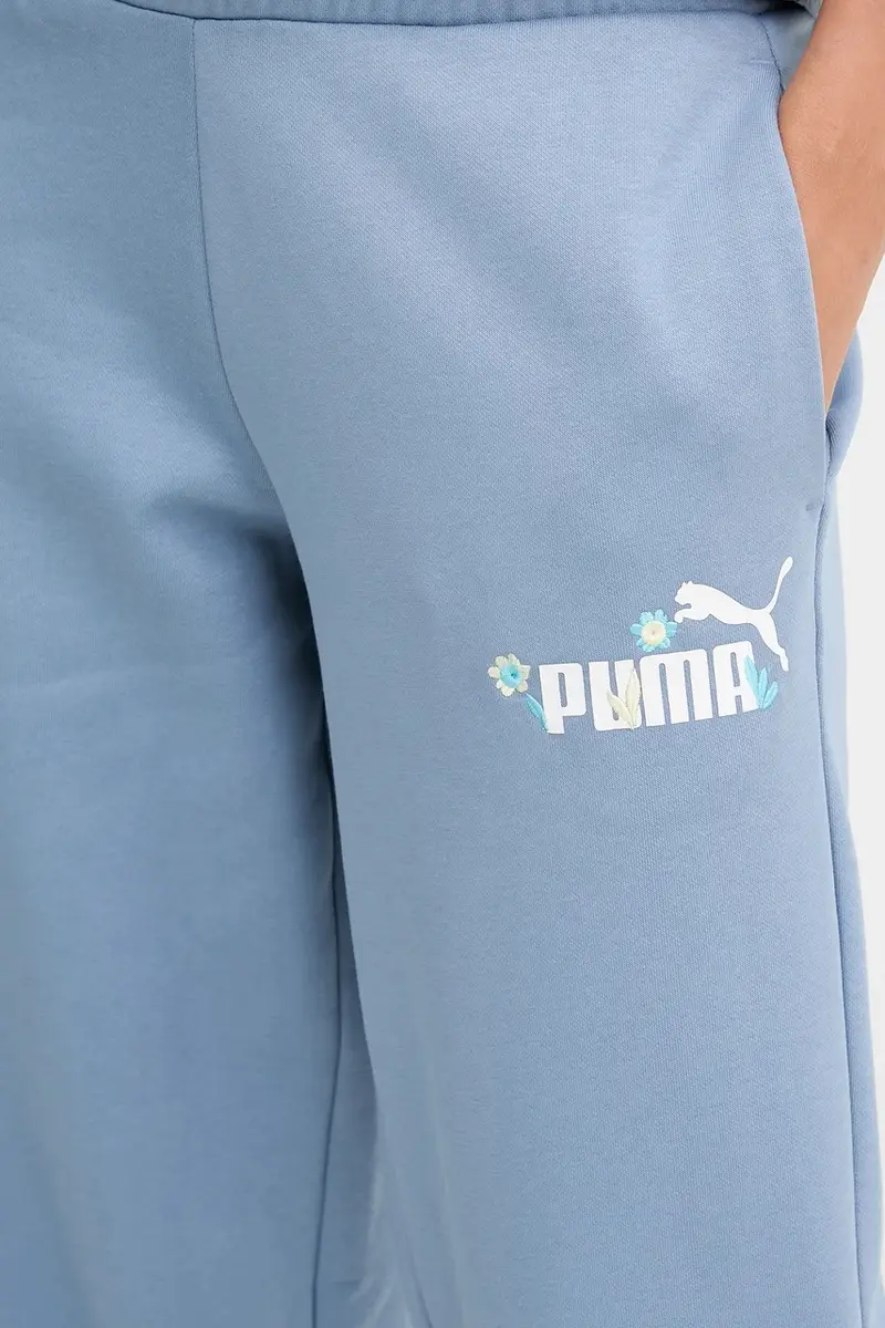 pantaloni tuta donna colore blu con applicazione 688081 miniatura 4