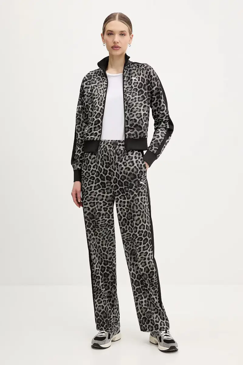 pantaloni tuta donna colore grigio 632343 miniatura 2