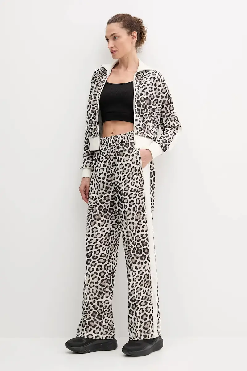 pantaloni tuta donna colore marrone 632343 Beige miniatura 2