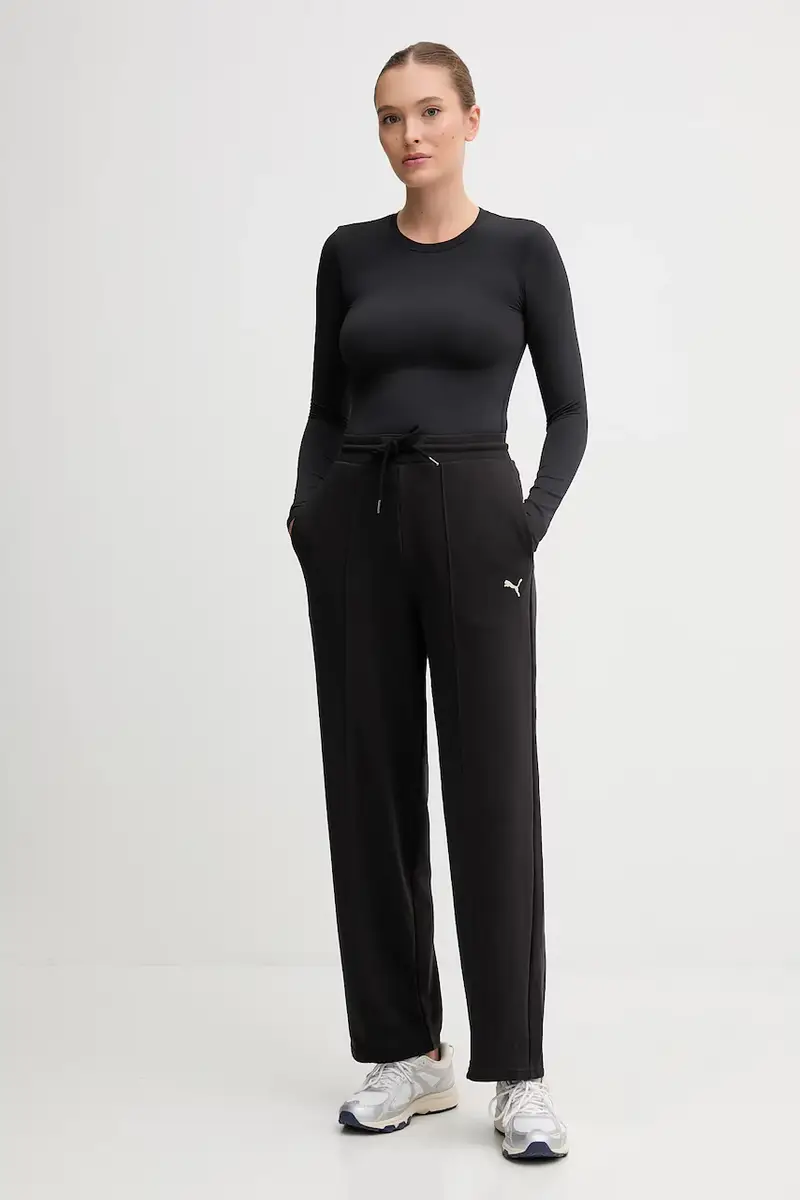 pantaloni tuta donna colore nero 688129 miniatura 2