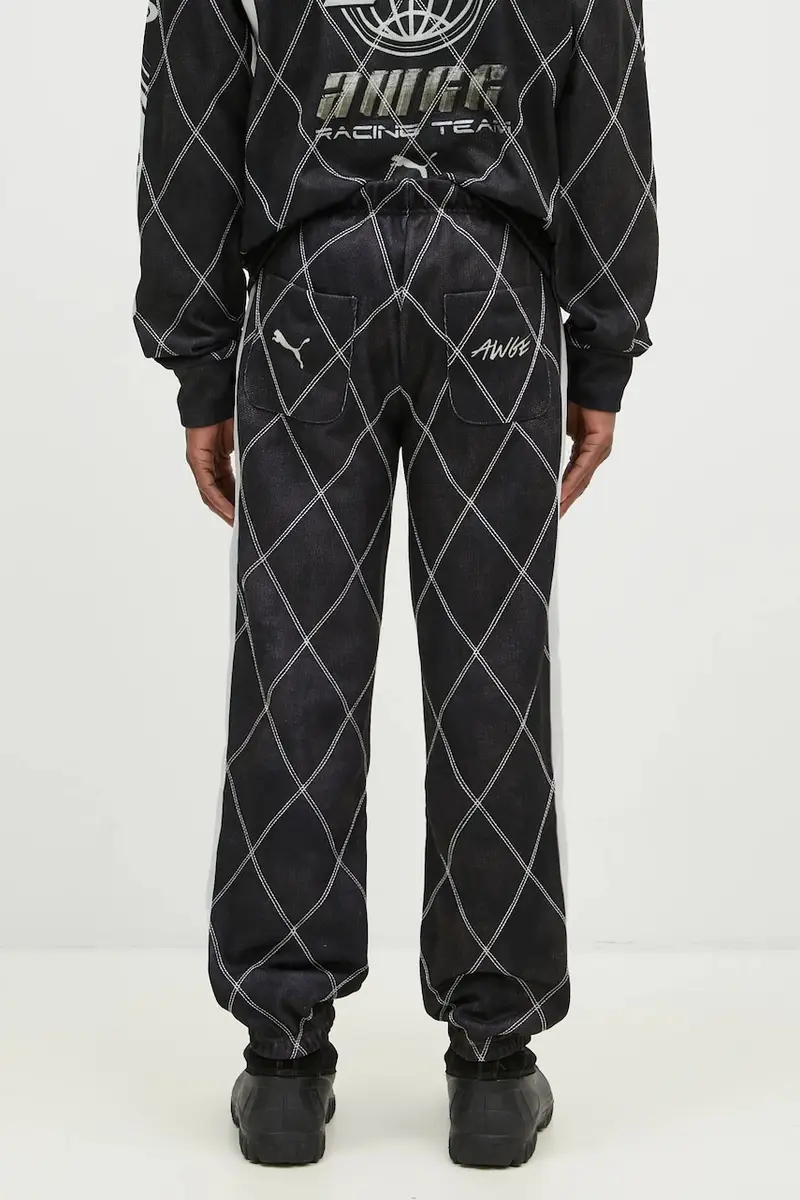 pantaloni tuta Puma x A$AP ROCKY Distressed Sweat Pant colore nero 631124