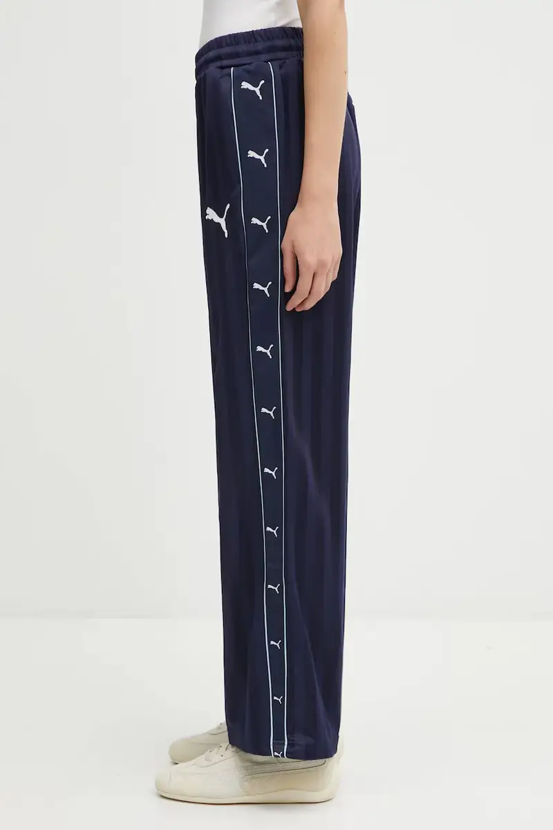 pantaloni tuta PUMA x GUIZIO donna colore blu navy con applicazione 632561