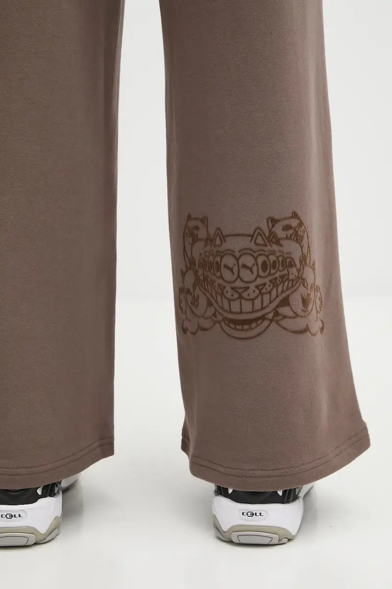 pantaloni tuta PUMA x RIPNDIP uomo colore marrone 632416 miniatura 4