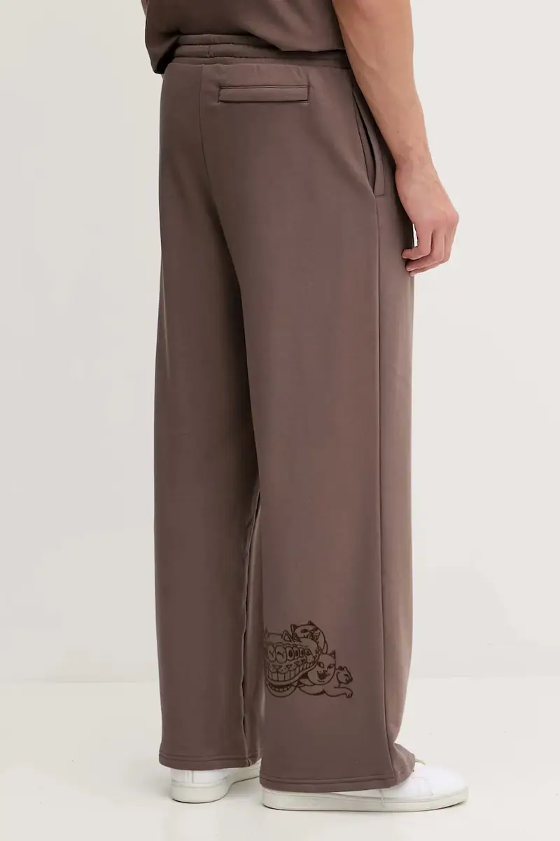 pantaloni tuta PUMA x RIPNDIP uomo colore marrone 632416 miniatura 3