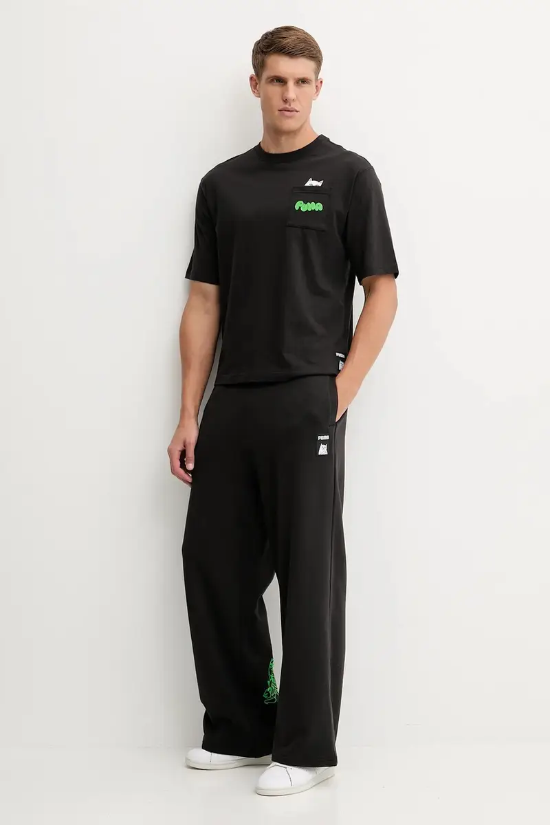 pantaloni tuta PUMA x RIPNDIP uomo colore nero 632416 miniatura 2