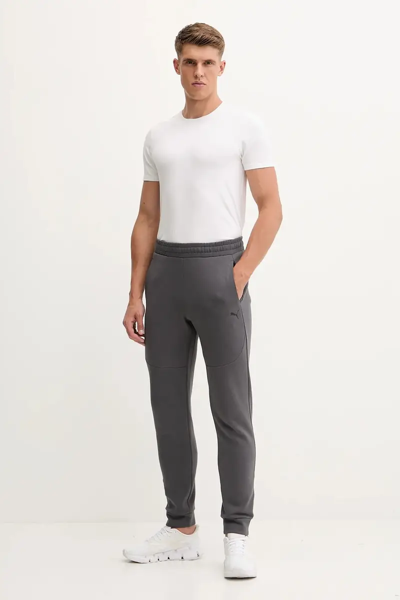 pantaloni tuta uomo colore grigio 684601 miniatura 2