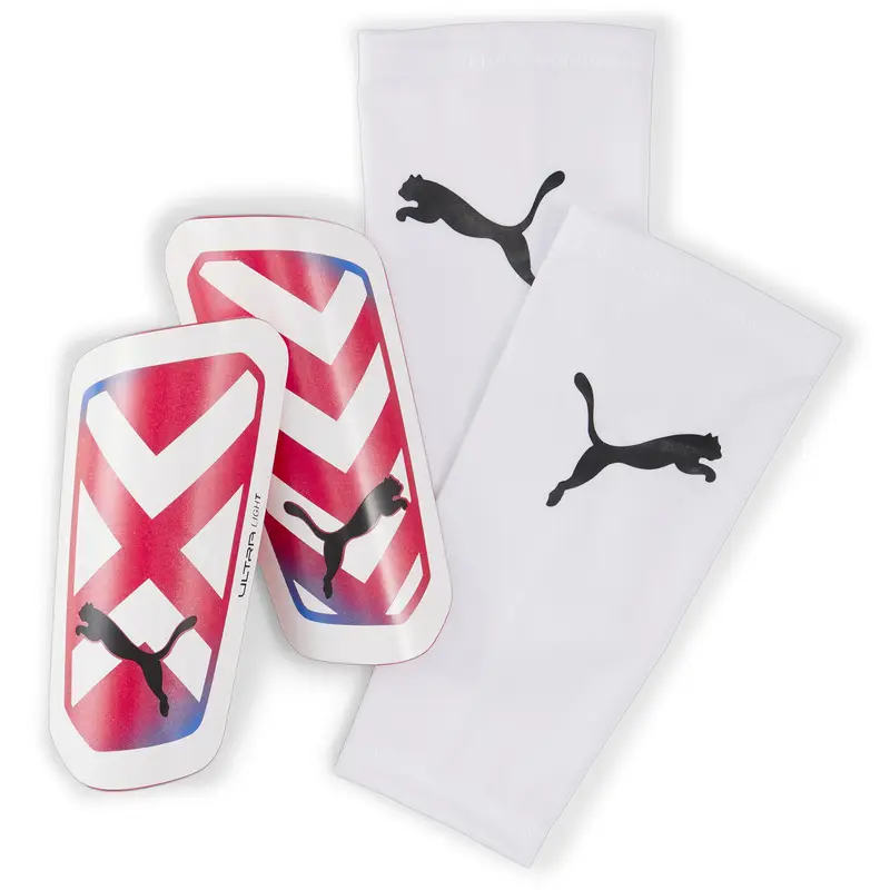 Parastinchi da calcio ULTRA Light Sleeve PUMA White Ultra Blue Fire Orchid Red | Puma Bianco