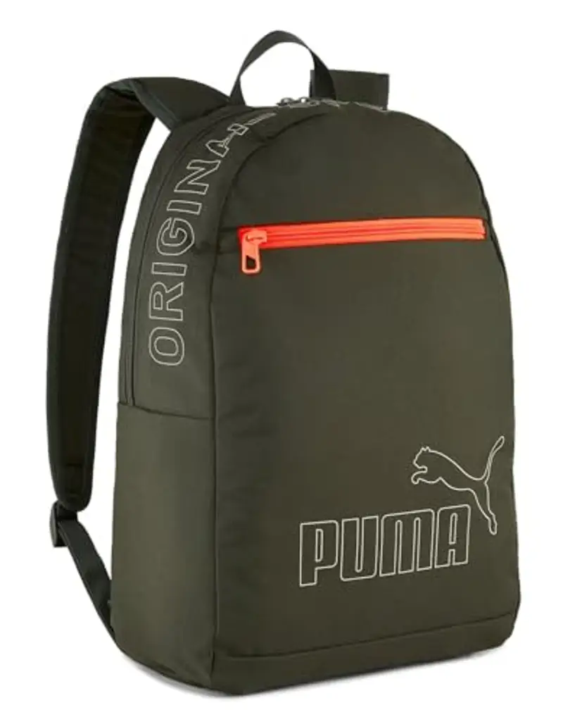 PUMA PHASE Backpack II, Zaini classici Unisex - Adulto, DARK OLIVE, OSFA