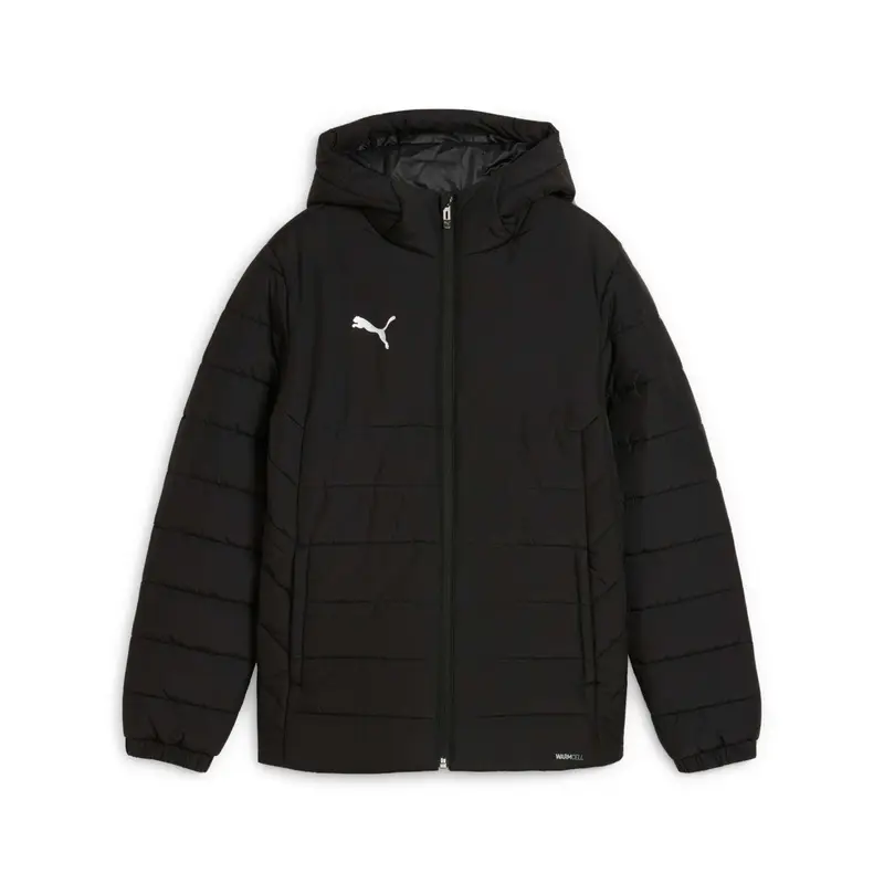 Piumino con cappuccio per bambini Puma Team Additions Noir