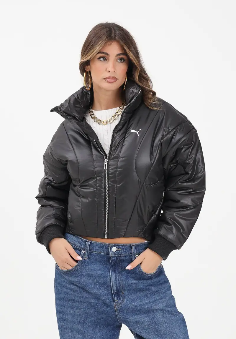 Piumino DARE TO nero da donna miniatura 2