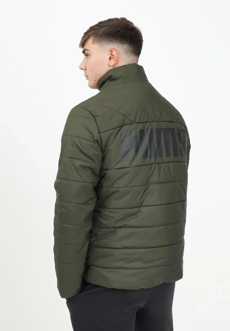 Piumino Essentials+ verde da uomo miniatura 2