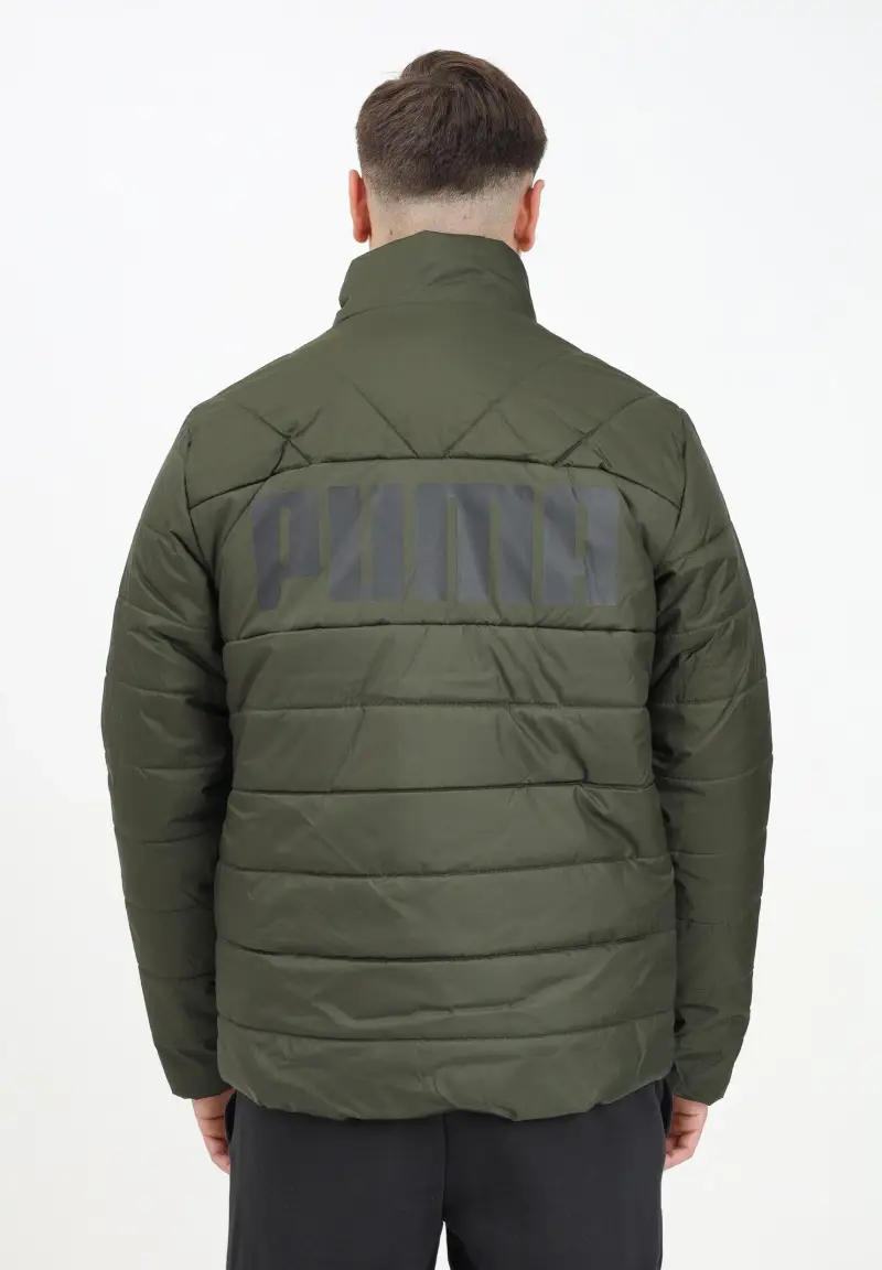 Piumino Essentials+ verde da uomo miniatura 3