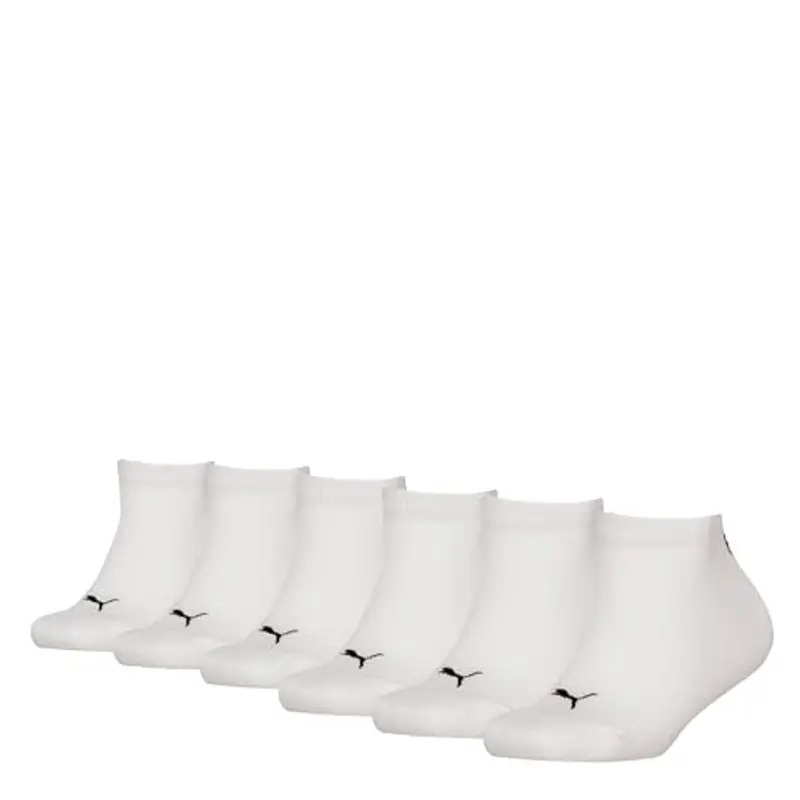 PUMA Plain Sneaker, Calzini Unisex - Bambini e ragazzi, Bianco, 27-30