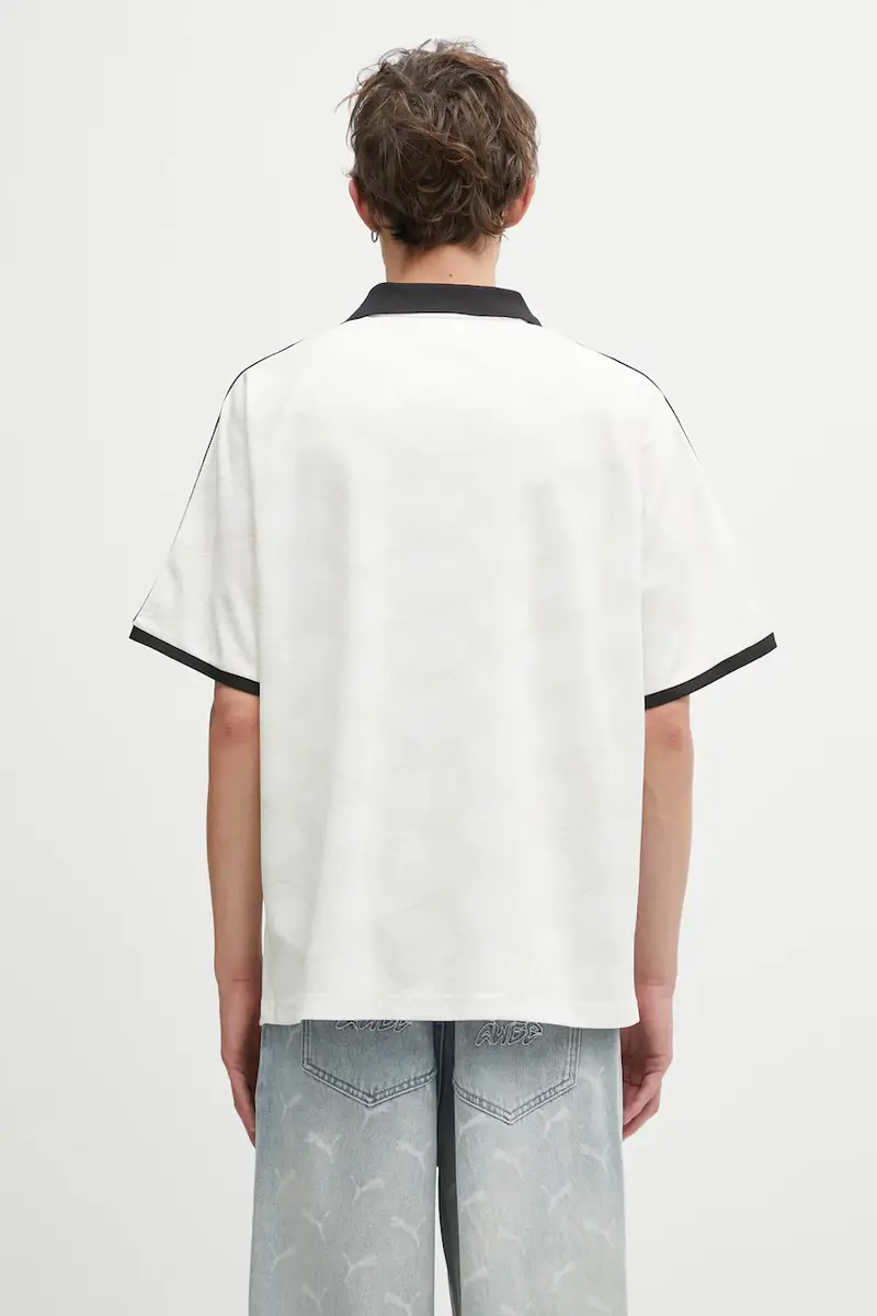 Puma Polo Uomo Beige 3121555 miniatura 3