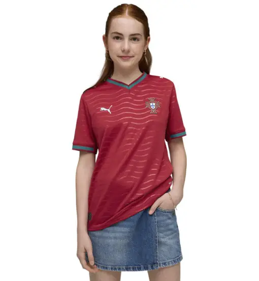 Puma Portugal Home 26 Jr - maglia calcio - ragazzo Red