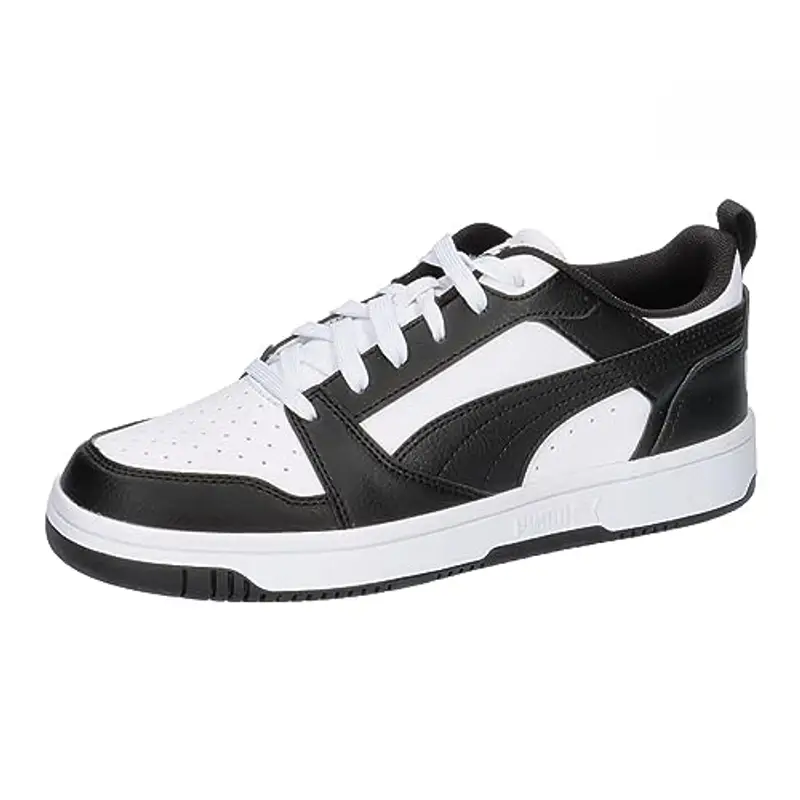 PUMA Rebound V6 Lo Jr, Sneaker Unisex - Bambini e ragazzi, Puma White Puma Black, 35.5 EU