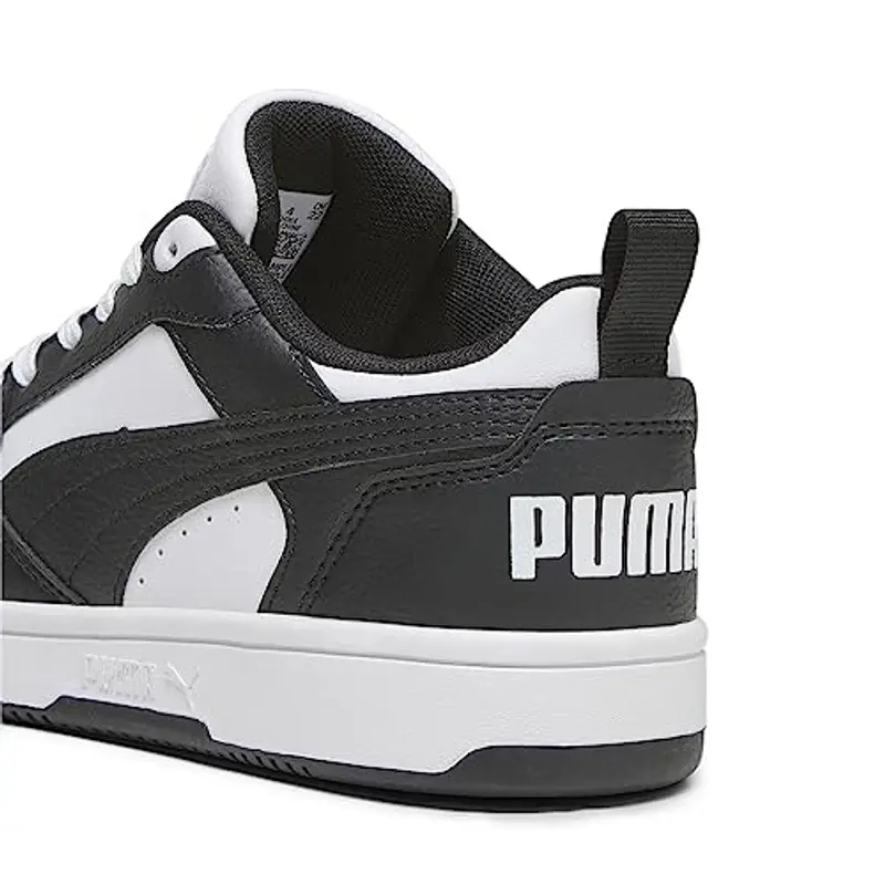 PUMA Rebound V6 Lo Jr, Sneaker Unisex - Bambini e ragazzi, Puma White Puma Black, 36 EU miniatura 3