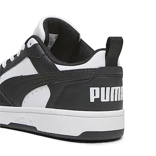 PUMA Rebound V6 Lo Jr, Sneaker Unisex - Bambini e ragazzi, Puma White Puma Black, 38 EU miniatura 3