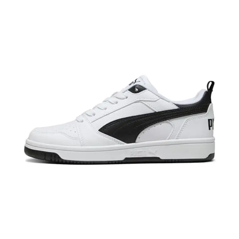 PUMA Rebound V6 Lo Jr, Sneaker Unisex - Bambini e ragazzi, Puma White Puma Black Puma Black, 38 EU