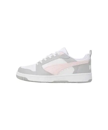 PUMA Rebound V6 Low, Sneaker Unisex - Adulto, White Frosty Pink Cool Light Grey, 37 EU miniatura 2