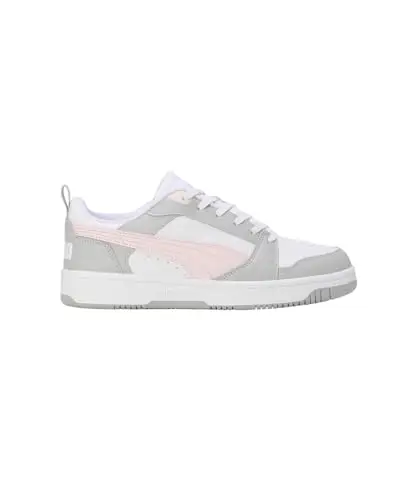 PUMA Rebound V6 Low, Sneaker Unisex - Adulto, White Frosty Pink Cool Light Grey, 37 EU miniatura 3