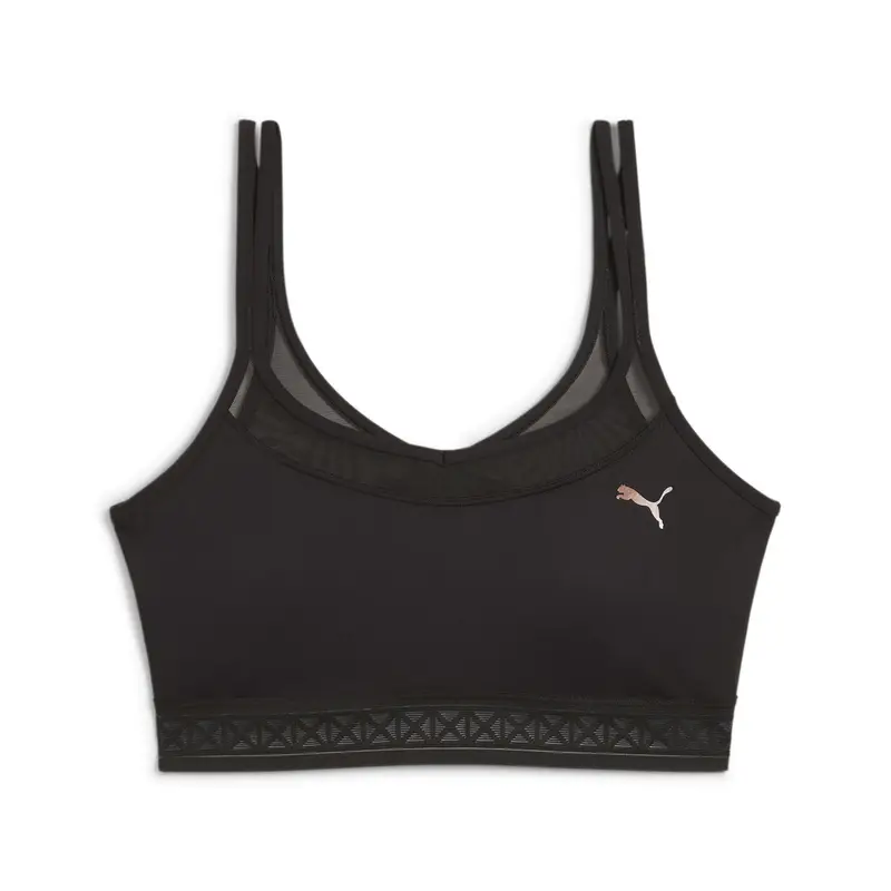 Reggiseno da training PUMA x PAMELA REIF in mesh da donna PUMA Black | Puma Nero