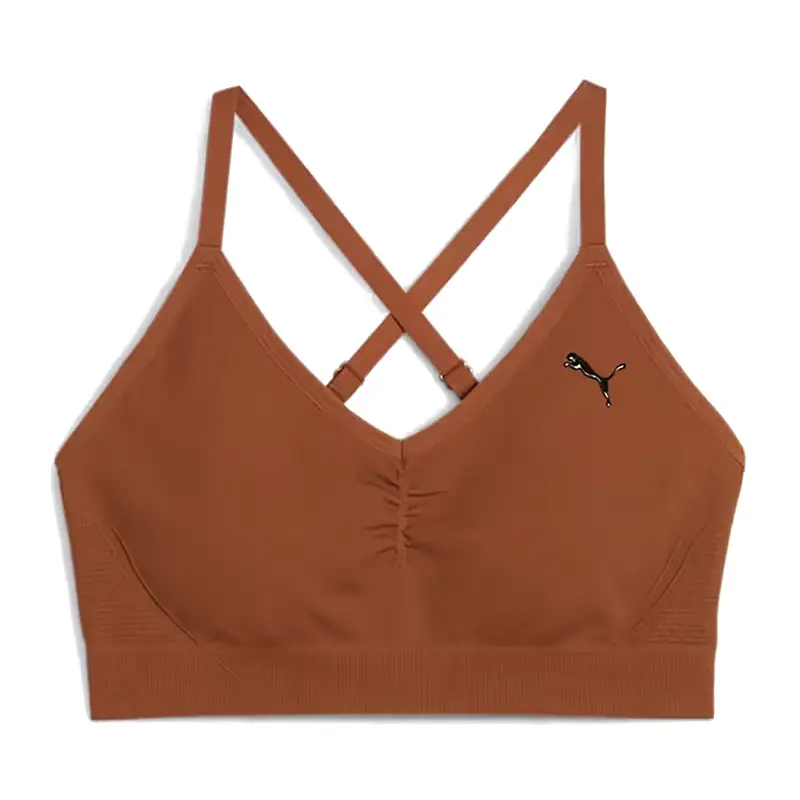 Reggiseno fitness senza cuciture PUMA Move Shapeluxe | Puma Marrone