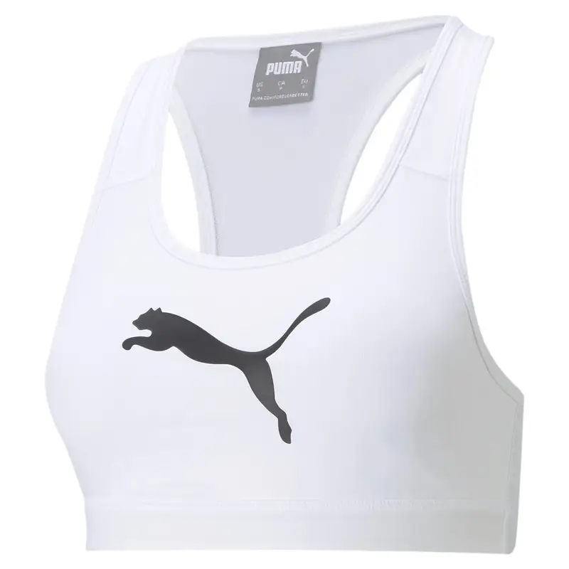 Reggiseno sportivo per allenamenti a medio impatto 4Keeps donna PUMA | Puma Bianco
