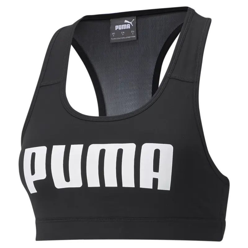 Reggiseno sportivo per allenamenti a medio impatto 4Keeps donna PUMA | Puma Nero