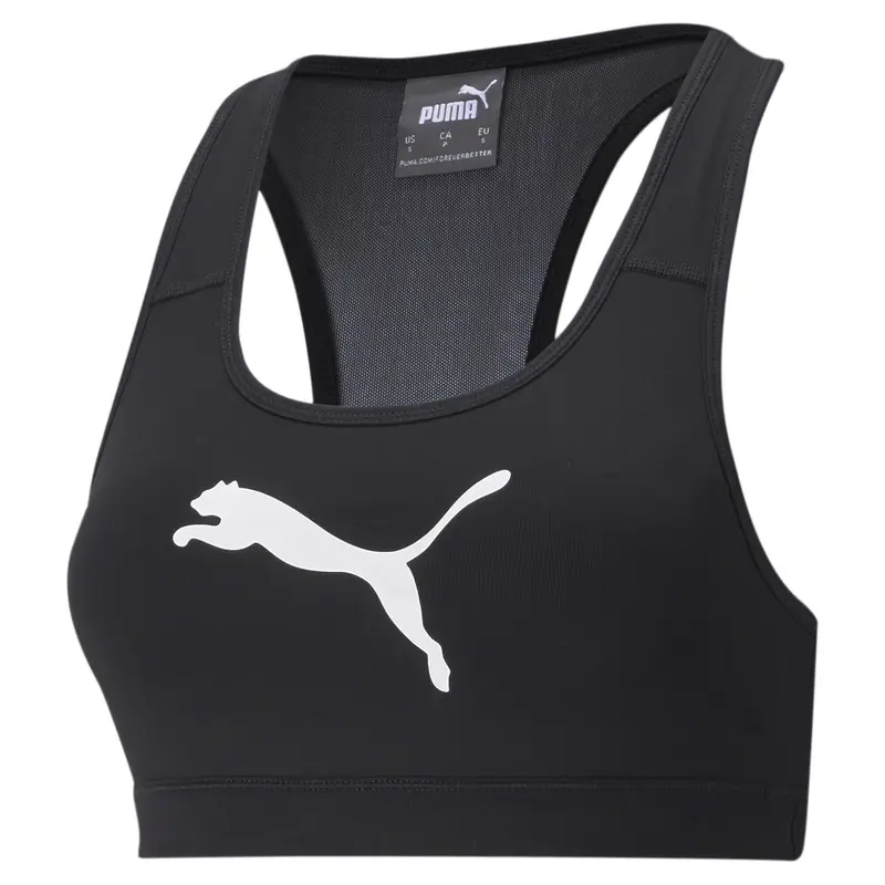 Reggiseno sportivo per allenamenti a medio impatto 4Keeps donna PUMA | Puma Nero