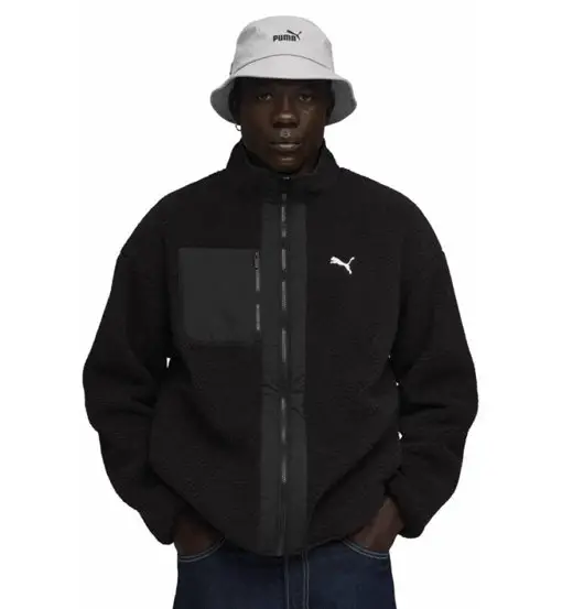 Reversible Hybrid Sherpa - giacca tempo libero - uomo Black