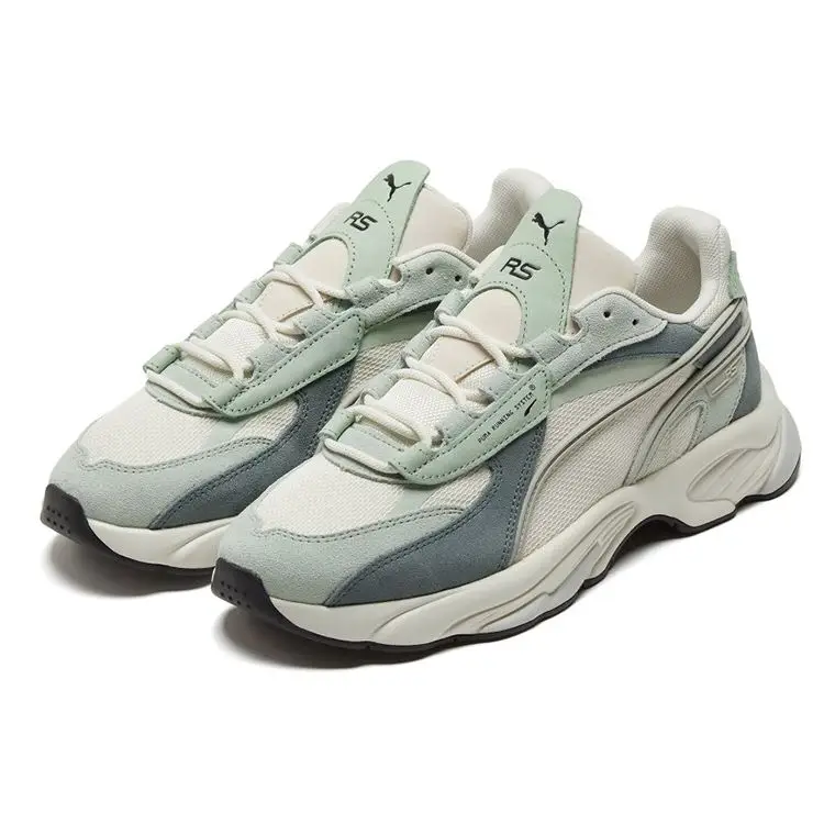 Rs-Connect Buck Tessuto Sport Comfort Scarpe Lifestyle Basse Sneakers Unisex Verde Ghiaccio 382710-01 38 miniatura 5