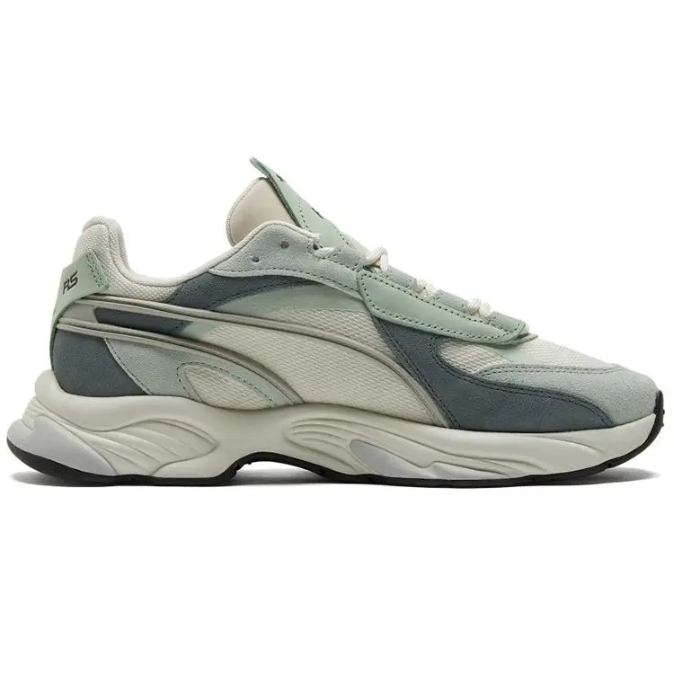Rs-Connect Buck Tessuto Sport Comfort Scarpe Lifestyle Basse Sneakers Unisex Verde Ghiaccio 382710-01 39 miniatura 3