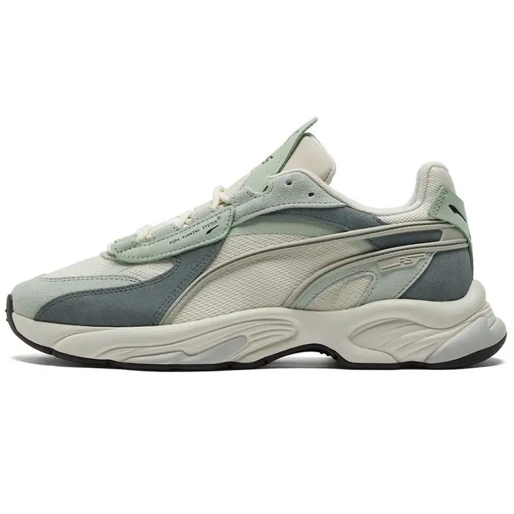 Rs-Connect Buck Tessuto Sport Comfort Scarpe Lifestyle Basse Sneakers Unisex Verde Ghiaccio 382710-01 39